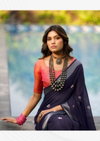 Malika Vol 2 By Kashvi Embroidery Linen Designer Sarees Wholesale Clothing Suppliers In India